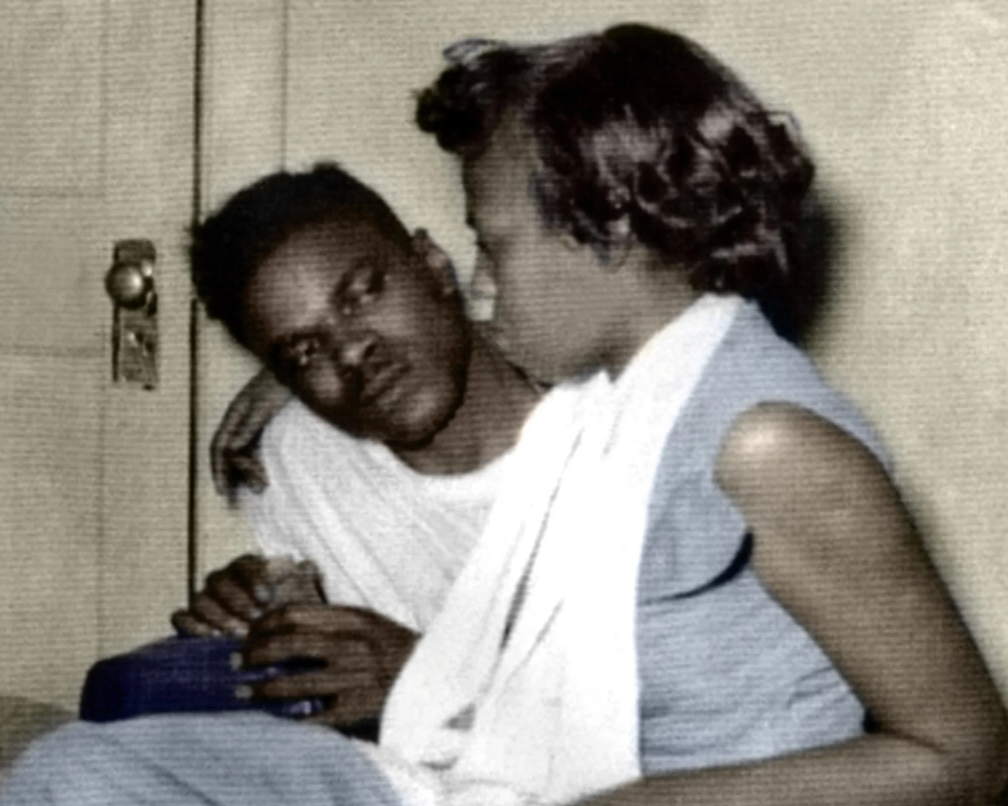 Restored and hand-colored version of the family photocopy.